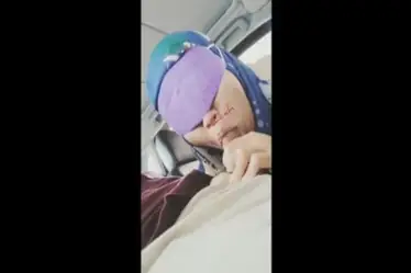 Jilbab Biru BJ di Dalam Mobil Viral