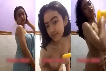 Syakirah Mandi Bugil Ngangkang Memek Basah